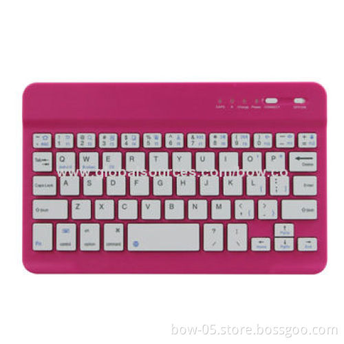 Universal Wireless Bluetooth Keyboard for 7" Tablets, Android/Windows/iOS